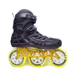 Profissional Inline Roller Skating Shoes, Mutável Velocidade Patines, Patins de Corrida Patinação Livre, 4*80 ou 3*110mm - Image 3