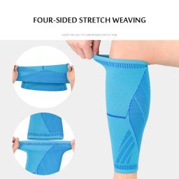 Manguito de compressão para basquete e vôlei, suporte masculino, aquecedores de perna elásticos para ciclismo, corrida, futebol, esportes, 1 peça - Image 3