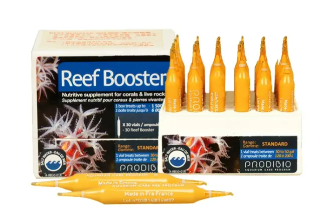 Prodibio Reef Booster Suplemento Nutricional para Corais e Peixes em Aquários Marinhos e de Água Doce