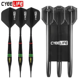 Cyeelife dardos de ponta macia com estojo, profissional, 18g, conjunto de dardos de plástico com novos voos, não fácil de quebrar - Image 1