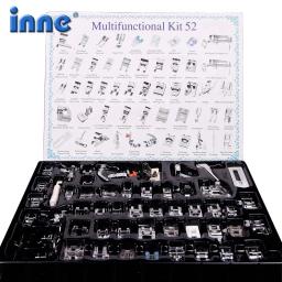 Inne-conjunto de acessórios para máquinas de costura, 16-72 peças de um conjunto, calcador, com caixa, para irmão, cantor, diy - Image 1