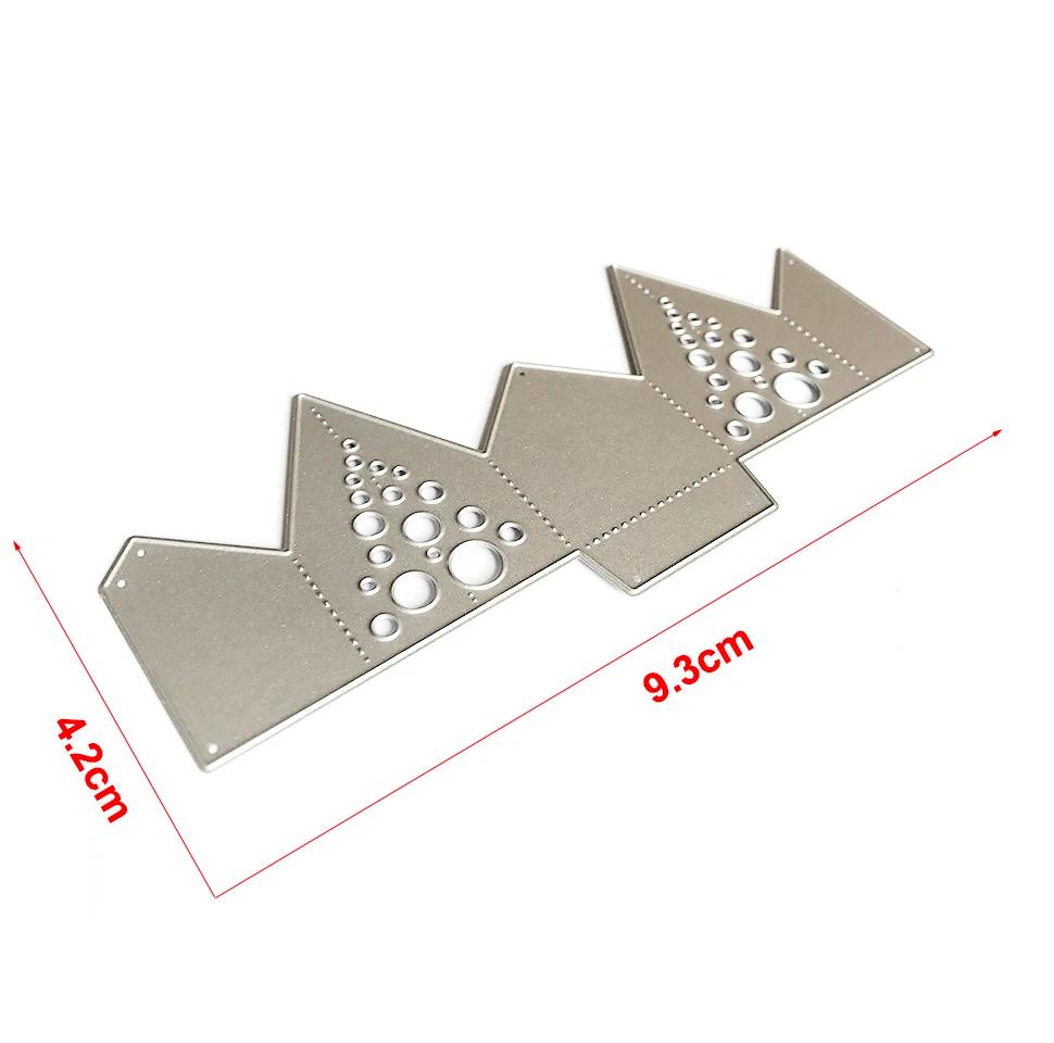 Dobrado Flor Estrela para Scrapbook, Corte de Metal morre, Stencil Scrapbooking, Álbum de fotos, Papel Embossing Artesanato, DIY - Image 1