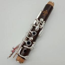 Clarinetes e12f com 17 teclas incluídas, frete grátis, música, clube de ébano, madeira, clarinetes de estudante, chaves banhadas a prata, jogo de boca - Image 4