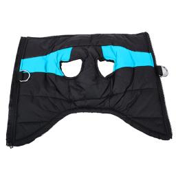 Jaqueta acolchoada impermeável com zíper para cães, colete quente de inverno, roupas pet, casaco de cachorro, cães pequenos médios e grandes - Image 4