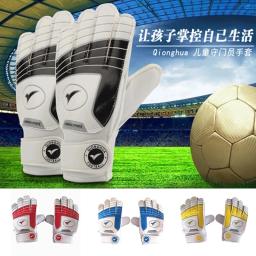 Luvas infantis de látex para goleiro, antiderrapante, respirável, futebol, treinamento de competição, adolescentes, crianças, futebol, 4-7 - Image 4
