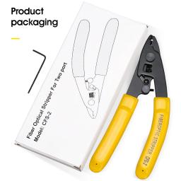 Kit de ferramentas para fibra ótica, conjunto de 3 pacotes com tesouras de fibra têxtil e alicates para desenhos de fibra ótica - Image 3