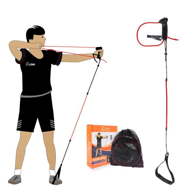 Treinamento Eficiente de Tiro com Arco: Equipamento de Exercício com Faixa de Borracha para Melhoria de Habilidades