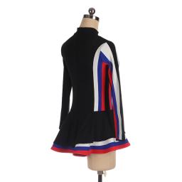 Nasinaya-Vestido de Patinação Artística Feminina, Vestido de Treino Infantil, Competição de Ginástica Rítmica, Top com Saia - Image 3