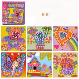 Adesivo infantil de brinquedo, mosaico divertido, kit de arte e artesanato para crianças, decoração de atividade infantil, brinquedo educativo - Image 6