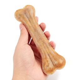 Durável cão natural do couro pressionando lanche alimentos trata mastigar ossos para filhote de cachorro pet suprimentos - Image 2
