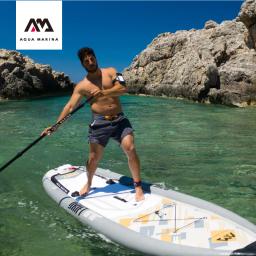 AQUA MARINA AIRSHIP Prancha de surf pesca seca, estável, inflação antiderrapante, Paddle Board Base, pesca marítima, Surf Javali, 3,3 m - Image 4