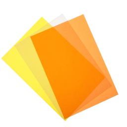 Papel translúcido colorido para artesanato, 50 folhas para fazer cartão de desenho diy - Image 2