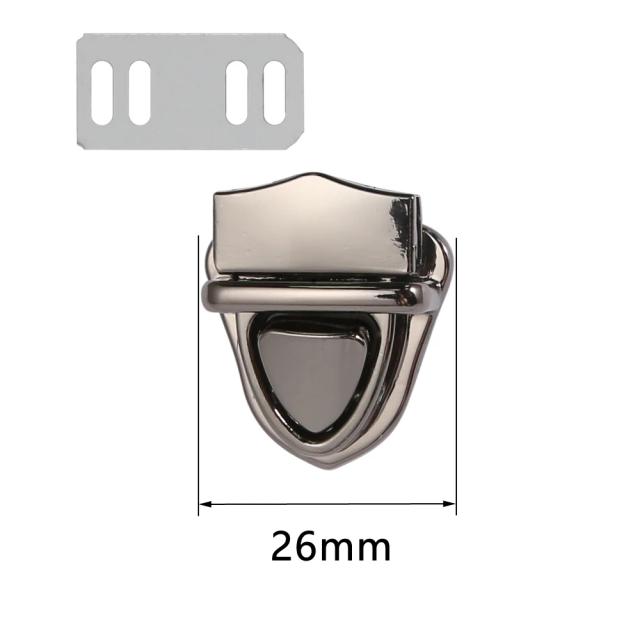 Fecho Twist Lock Metal Press para DIY - Fivela Ideal para Bolsas de Ombro e Acessórios