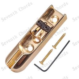 Um conjunto de 6 pçs ponte individual selas tailpiece para 6 cordas baixo guitarra instrumento musical acessórios peças - Image 4