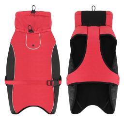 Impermeável Reflective Raincoat para Médios e Grandes Cães, Roupas Quentes, Casaco, Jaqueta para Bulldog Francês, Big Dog, XL-6XL - Image 4