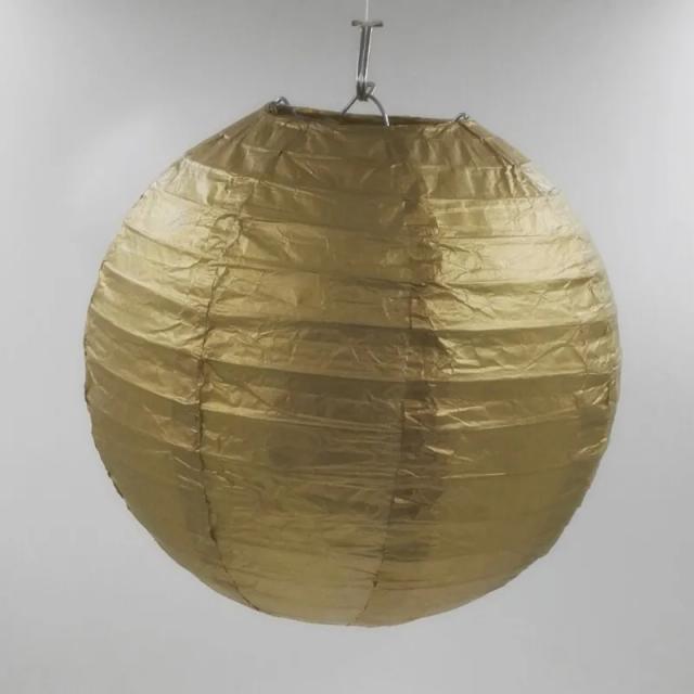 Decoração de Casamento em Papel Dourado: Lanternas Handmade para Festas de Aniversário e Eventos Infantis