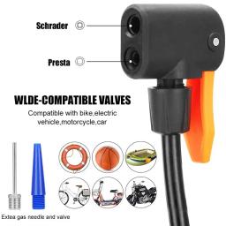 X-TIGER portátil bomba de bicicleta pedal de alta pressão bomba de pé ultra-leve liga de alumínio mtb bicicleta inflator de pneus acessórios - Image 3