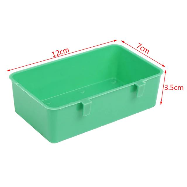Banheira de Água Plástica para Gaiola de Pássaro - Ideal para Papagaios e Periquitos, 1 Unidade