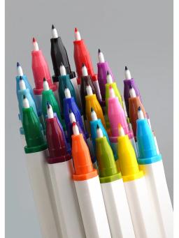 Conjunto de canetas de desenho com ponta fina 0.4mm, 6 peças, vários pontas em aquarela, para arte, marcador, pintura, grafite, material escolar a6218 - Image 6