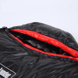 Saco de dormir leve múmia, térmico, branco, ganso, ao ar livre, saco, compacto, apto para mochila, camping, caminhadas, inverno - Image 4