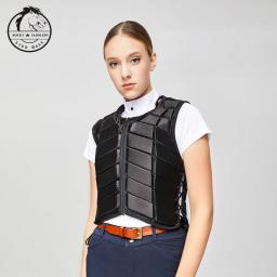 Unisex equitação ao ar livre eva colete proteger equitação segurança equestre colete equestre corpo protetor de segurança equitação equipmenten - Image 3