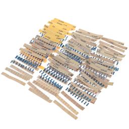 500 pçs/lote 50 valores 1/4W 0.25W 1% Kit de sortimento de resistor de filme de metal Conjunto 1ohm-10M ohm pacote de resistência - Image 3