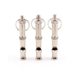 Apito de treinamento para cães de estimação, clique em dois tons, treinador ultrassônico para parar de latir, guia de assistência com chaveiro, suprimentos para animais de estimação - Image 1