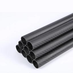 Tubo de fibra de carbono brilhante liso, Acessórios Drone, OD 4, 5, 6, 8, 10, 12, 14, 18, 20, 25, 30mm Comprimento, 250mm, vendas Diretas De Fábrica, Corte CNC, 1Pc - Image 2