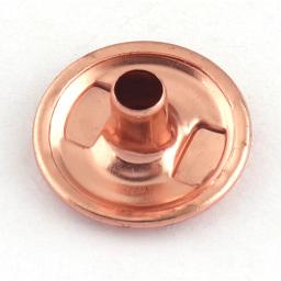 Botões de pressão rosa dourado, botões de pressão com mola, rebite de metal, botões com fecho de couro, fixadores para costura - Image 2