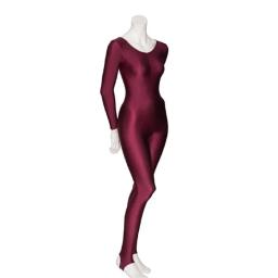 Macacão de dança com manga longa brilhante, especial para mulheres, adulto, elastano, ginástica, macacão, corpo inteiro, roupa de dança, gato, menina - Image 5