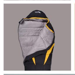 Sacos de Dormir para Caminhada Esportes Baixos Ultra Leves Sacos de Dormir Impermeáveis Mummy Adultos Baixos Pato de Acampamento para Inverno Uso Externo 3 Cores - Image 6