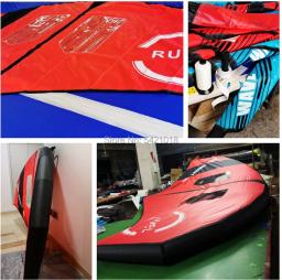 Inflável Kite Foil Wing para Windsurf, Foil Wing, Hydrofoil, 4-6m, fibra melhorada - Image 4