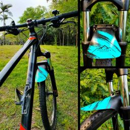 NICEDACK Venda quente de bicicleta para-lama uma variedade de padrões colocação opcional de para-lama dianteiro de bicicleta acessórios de bicicleta legais - Image 5