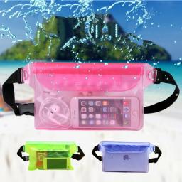 Saco de natação à prova dwaterproof água esqui deriva mergulho ombro cintura pacote saco subaquático sacos do telefone móvel caso capa para praia barco esportes - Image 4