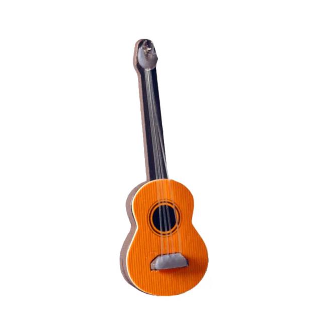 Mini guitarra clássica e violino em escala 1/12 para bonecas OB11, 1/6, Blythe e Barbie - Acessórios encantadores para cenários em miniatura