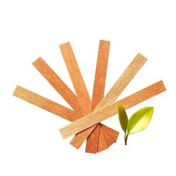 De madeira Velas Pavio com Tab Sustainer, DIY Vela Fazendo Suprimentos, Cera De Parffin De Soja, DIY Material De Vela, 20Pcs - Image 3