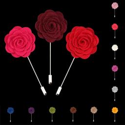 Broches masculinos para casamentos, broche de flores com lapela para homens, terno para casamento, broche de baile, acessórios para homens - Image 2
