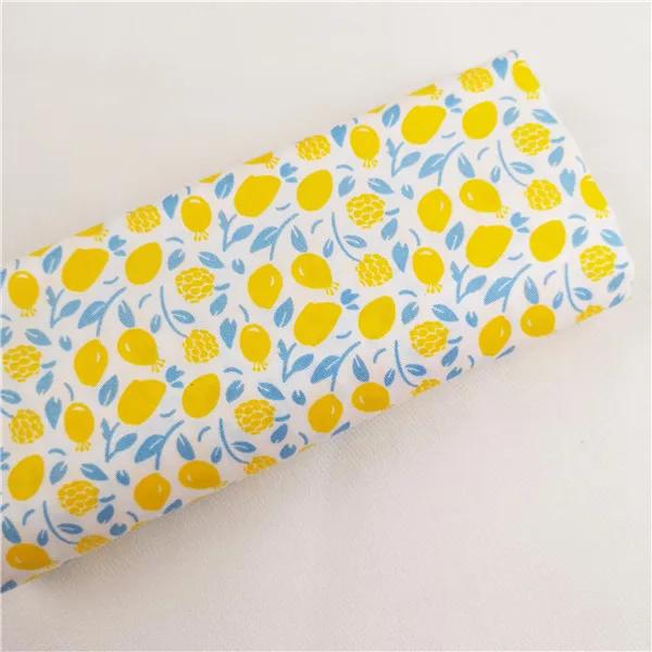 Tecido Estampado 100% Algodão para Costura e DIY: Ideal para Têxteis-Lar, Lençóis e Vestidos de Bebê