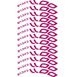 Adesivo de pneu de bicicleta, adesivos para rodas de bicicleta, decoração personalizada, decalques de ciclismo para freio a disco de 50 c - Image 6