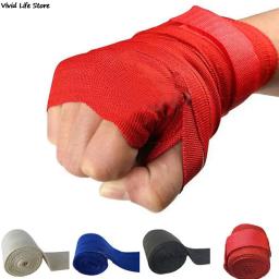 Bandagem de boxe bandagem mão envoltórios muay thai kickboxing kickboxing boxer taekwondo esportes bandagens - Image 2