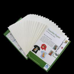 Papel de impressão a laser, Papel de transferência térmica com impressora a laser, Tecidos escuros e claros, Tamanho A4 - Image 2