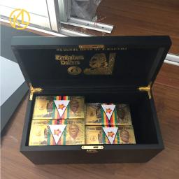 Lanterna de ouro para cédula de 30000003 zeros, lanterna de madeira para mulheres, com caixa de madeira - Image 1