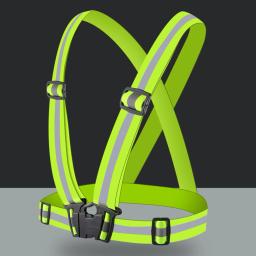 Alta Visibilidade Neon Safety Vest, Cinto Refletivo, Fit for Running, Cycling, Sports, Outdoor Clothes, Hot, 360 Degrees - Image 3