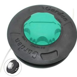 Universal Alumínio Nylon Escova Mower Bump Spool, Grass Trimmer, 2 Linhas Cabeça de Cortador, Linha de Rosca String Saw, Strimmer Garden, M10 - Image 2
