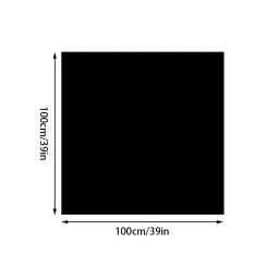 Tecido de costura fusível leve, forro adesivo interlining, lado único, tecido interlining de ferro, preto e branco, 100x100cm - Image 6