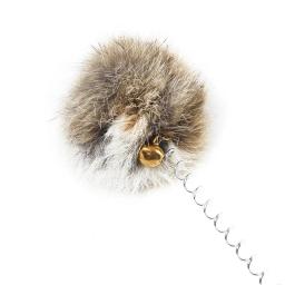 Brinquedo interativo de pelúcia para gatos, bola de brinquedo para gatos com ventosa, acessórios para animais de estimação, 1 peça - Image 3