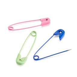 50/100 pces pinos de segurança coloridos diy ferramentas de costura agulhas de aço inoxidável grande pino de segurança estofando artesanato jóias que faz suprimentos - Image 2