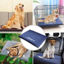 Personalizado impermeável Pet Bed Mat, antiderrapante camas de dormir, Indoor Dogs Mats, Free Name Print, pequenos e grandes gatos - Image 5