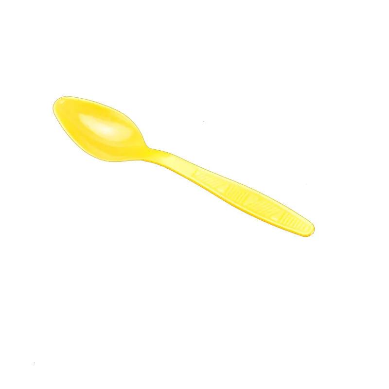 Decorações de festa com tema de limão para aniversário de crianças, decoração de festa de casamento, bandeja com bronze, copo de papel, garfo e colher - Image 1