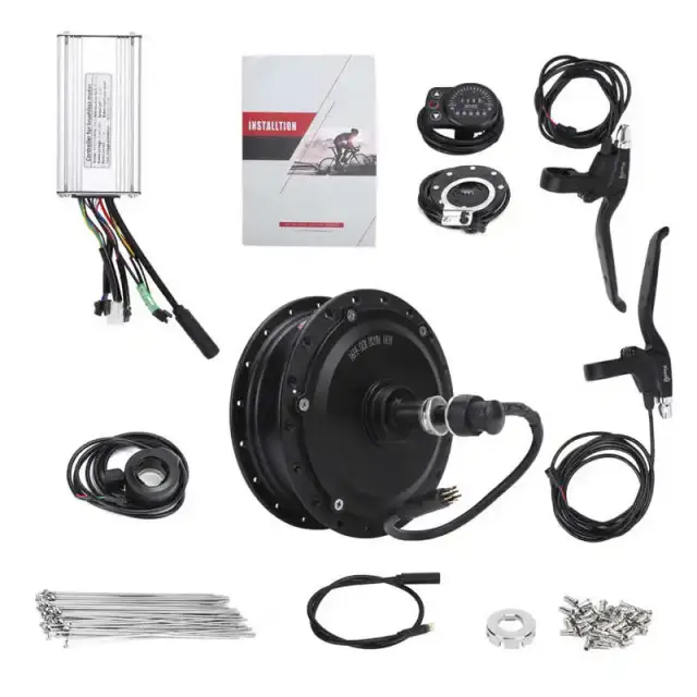 Kit de Conversão E-bike 36V 500W Roda Traseira Brushless com Display KT-900S